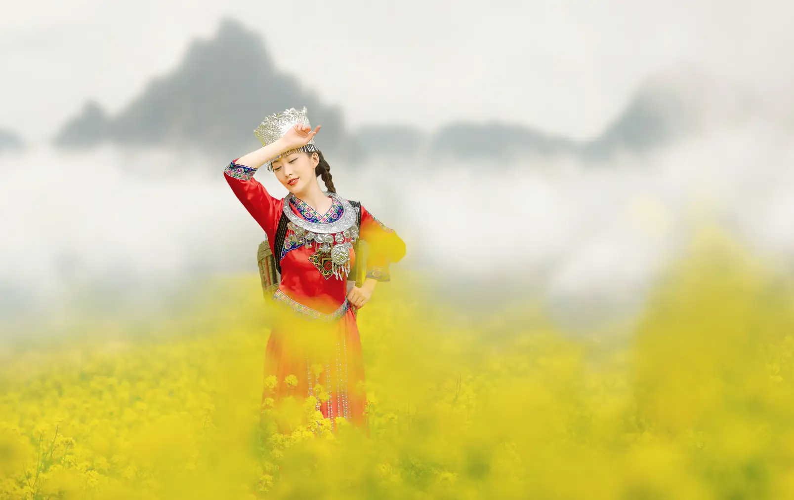 [YITUYU] 2021.11.09 Vol.432 – Rapeseed flowers bloom As one wishes#[33P]-11